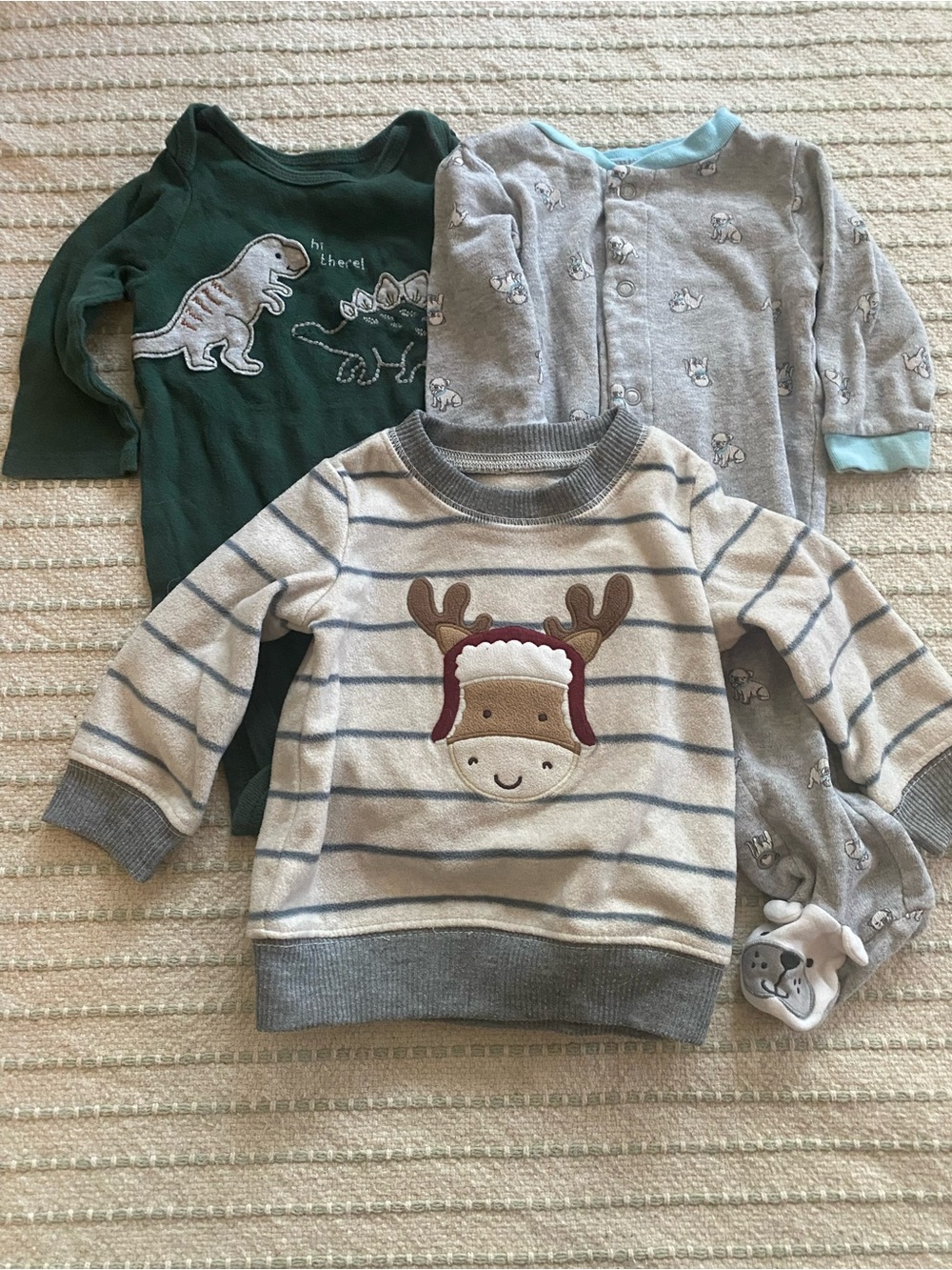 Set of 3 Carter’s 6 Month Baby Clothes